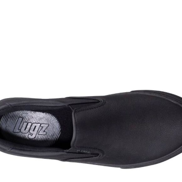 Lugz Clipper Slip Resistant Slip On‎ Sneaker Black 8 NWT IN BOX - Picture 6 of 11